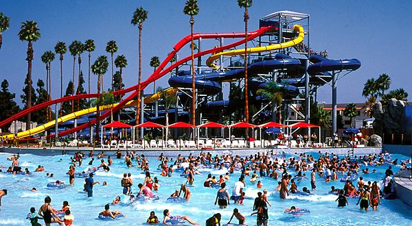 water slides