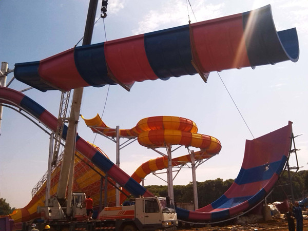 water park equipment installation