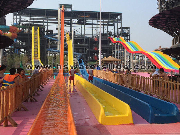 Water park slide