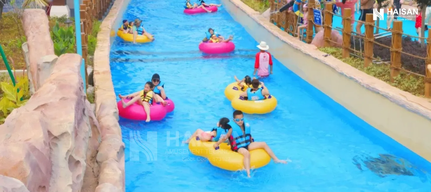 015 浙江宁波大目湾阿拉的海水上乐园漂流河