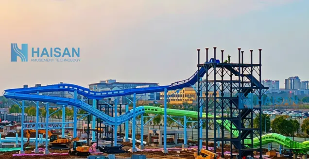 Yangzhou Expo Park Caribbean Water World - Under Construction